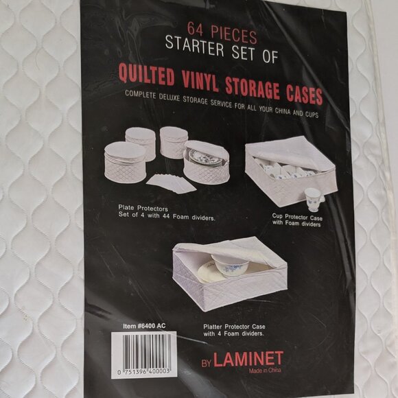 Laminet Other - LAMINET 64 Piece Quilted Vinyl Storage cases